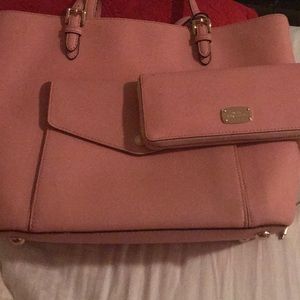 Michael Kors bag with matching wallet